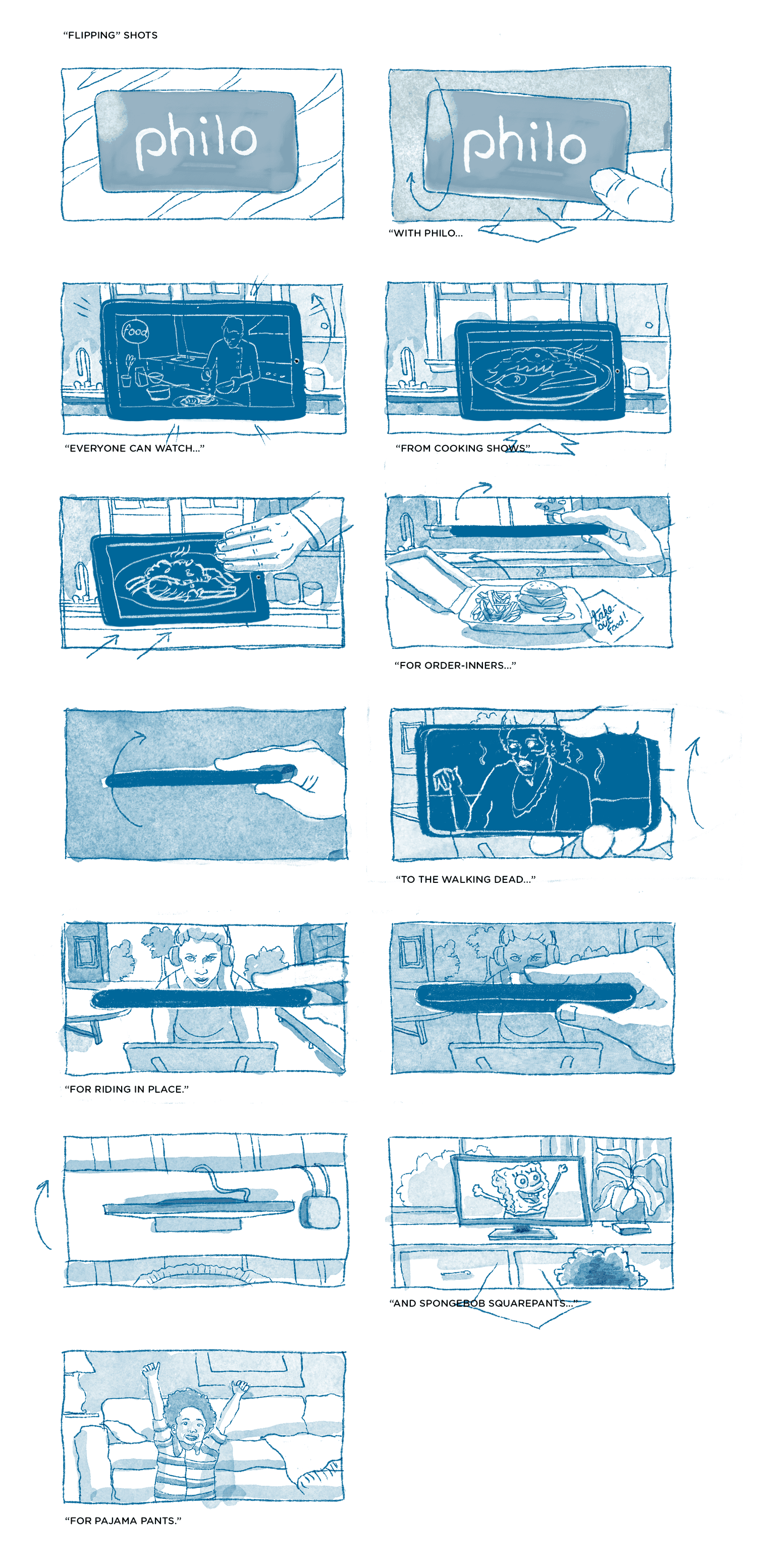 Philo channel flipping concept