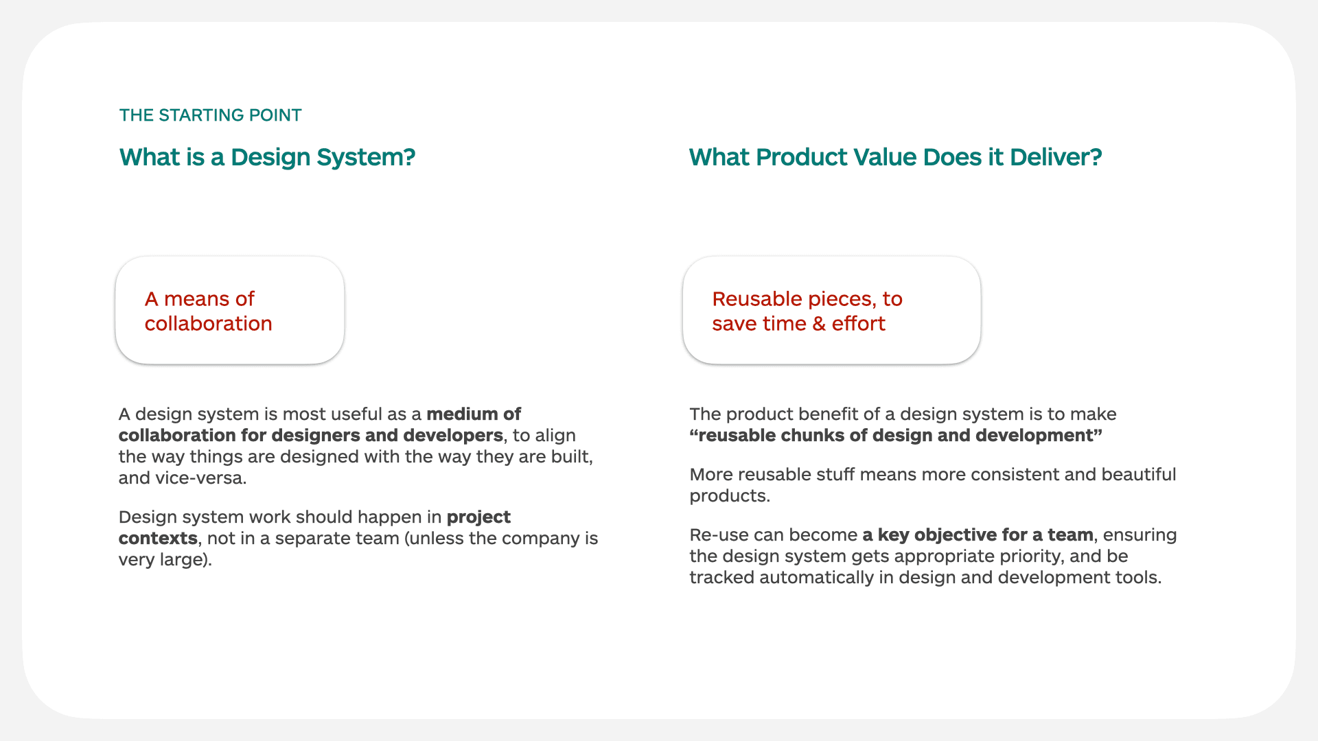 Design system components