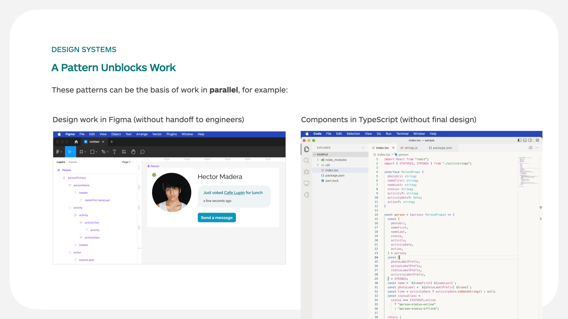 Design system components