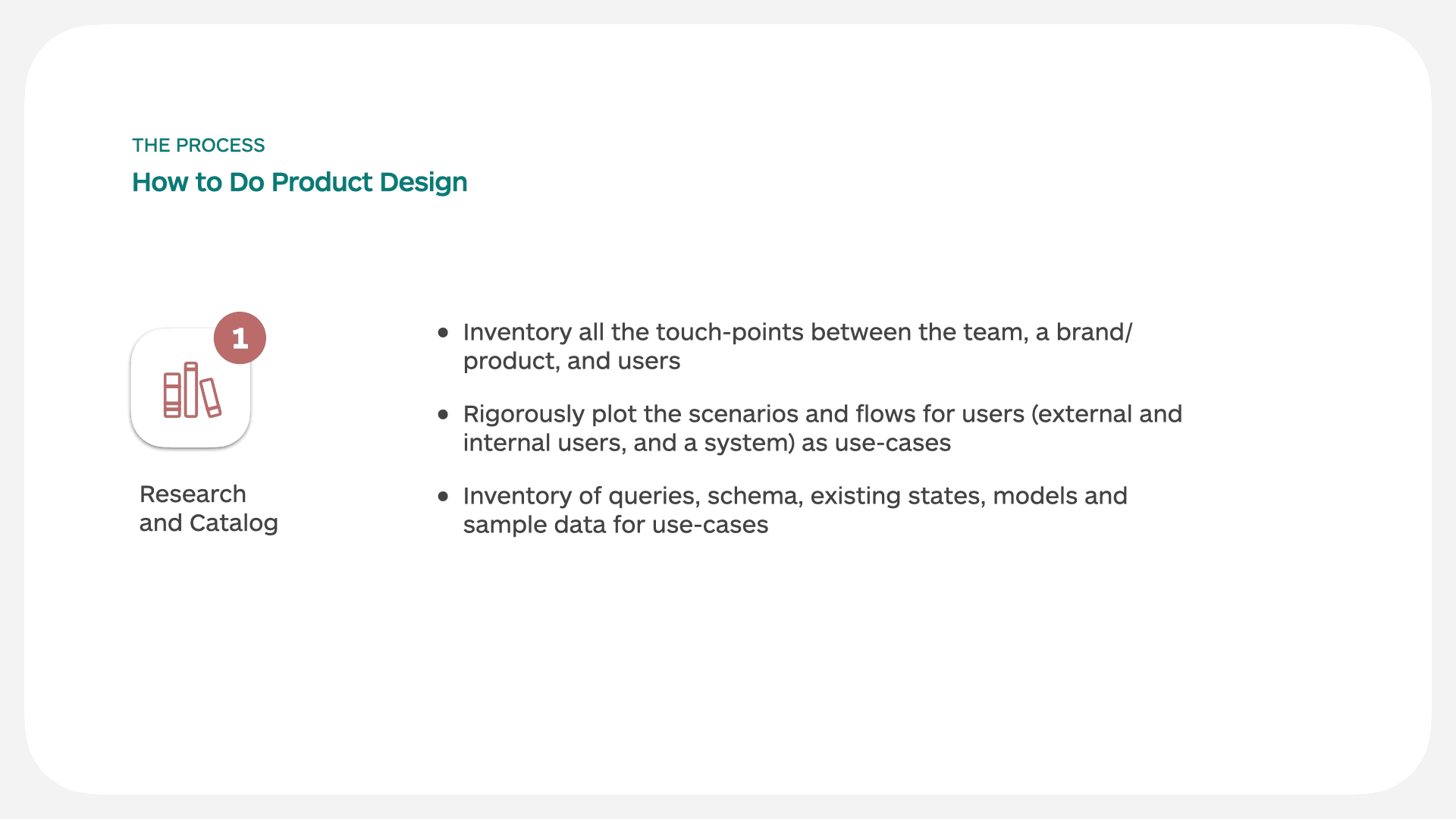 Step 1 — Gather data about how things are now