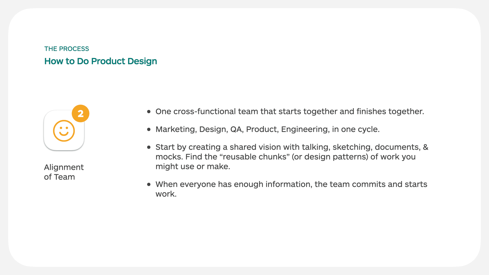 Step 2 — Create an emotional connection between team and users