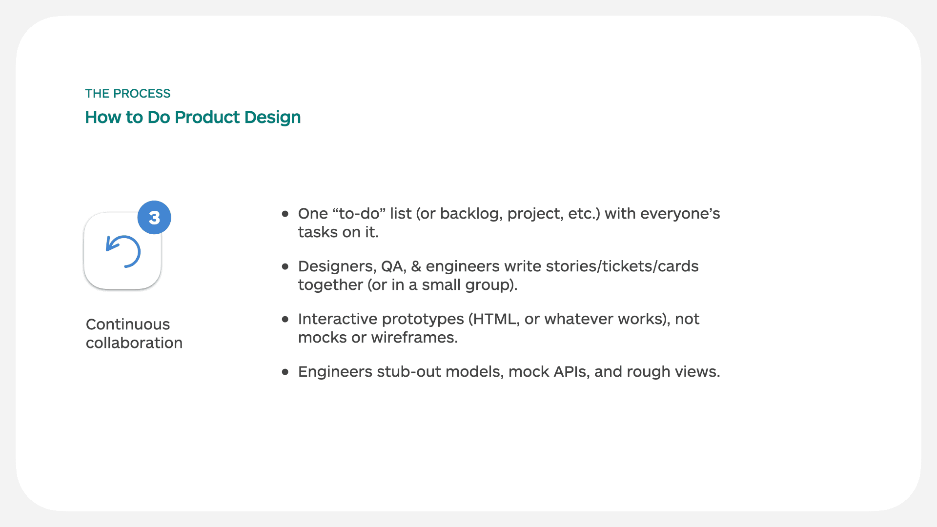 Step 3 — Build, simplify and optimize. Repeat.