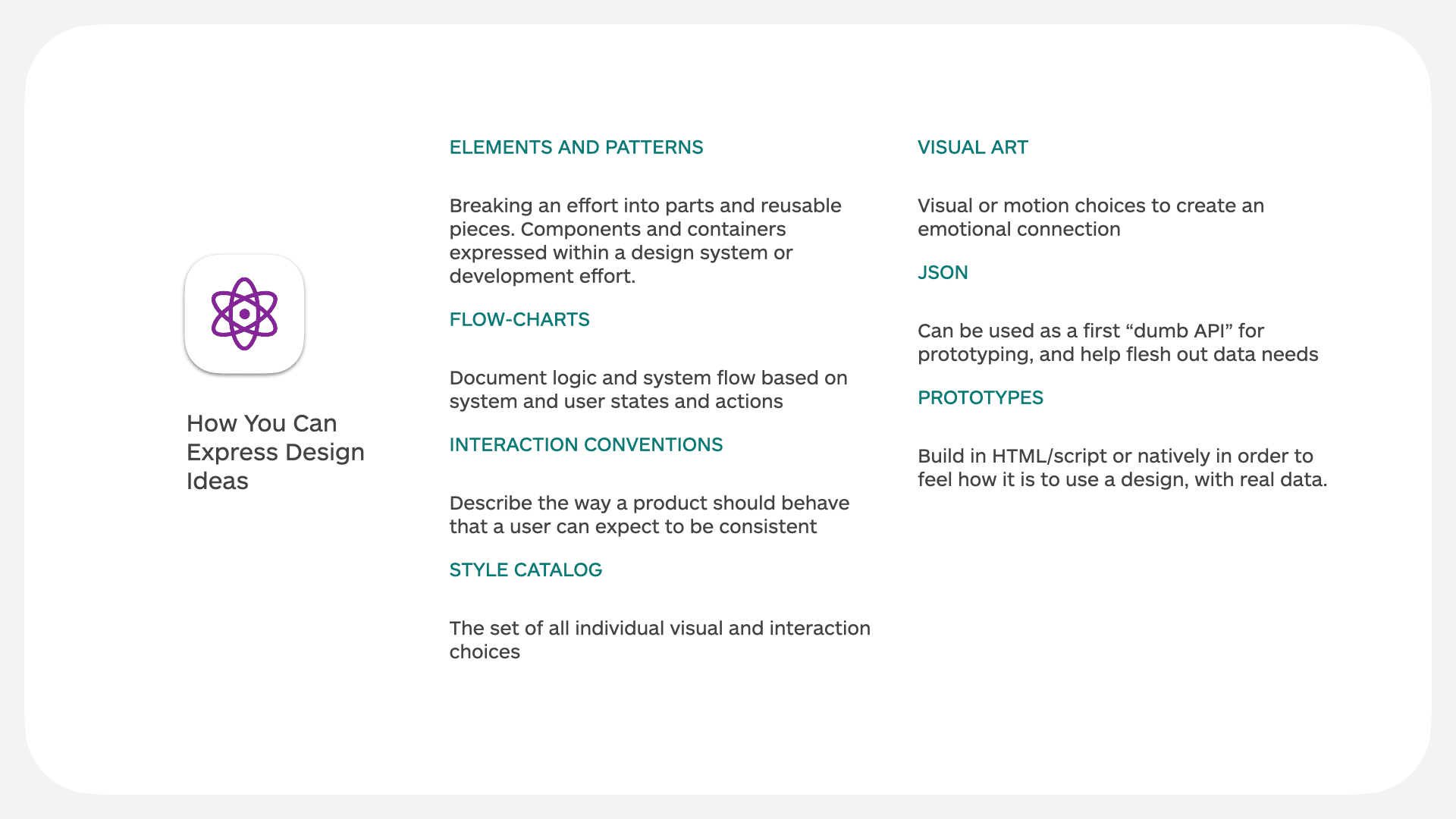 Process summary